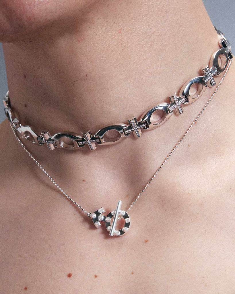 Express Identity and Love with Our Female Gender Symbol Necklace