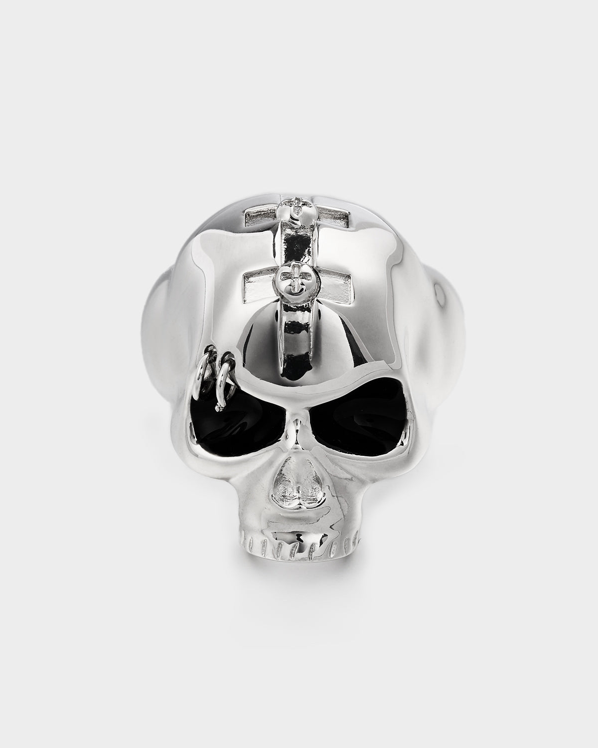 Silver Large Skull Ring