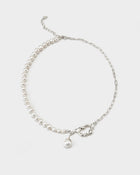 RADIANCE Paper Clip Pearl Necklace